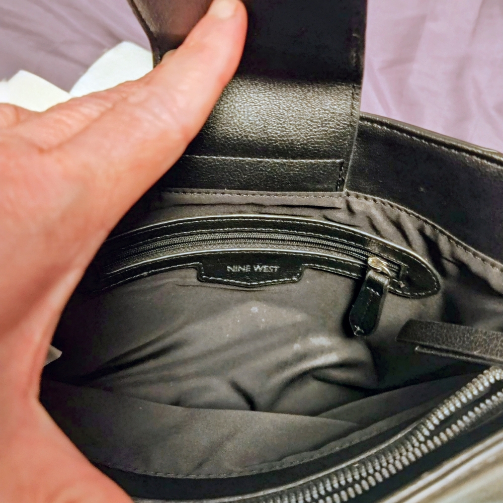 Nine West Black Shoulder Bag - Picture 6 of 8